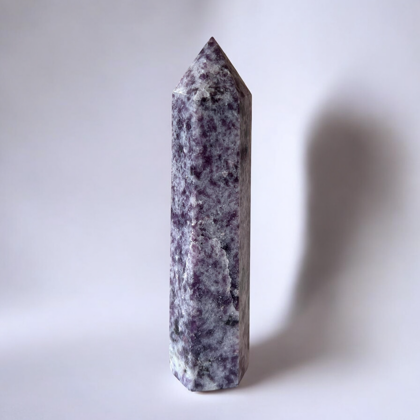 Purple Lepidolite Tower