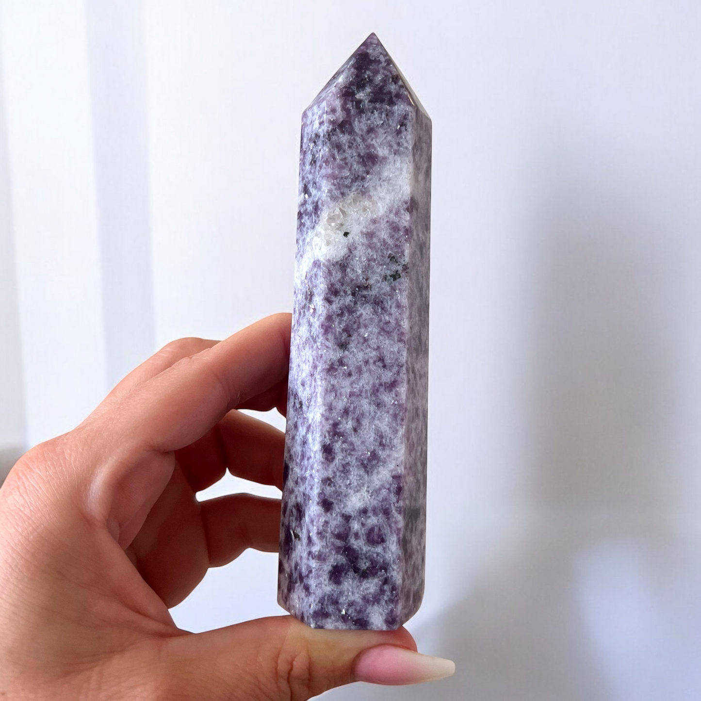 Purple Lepidolite Tower