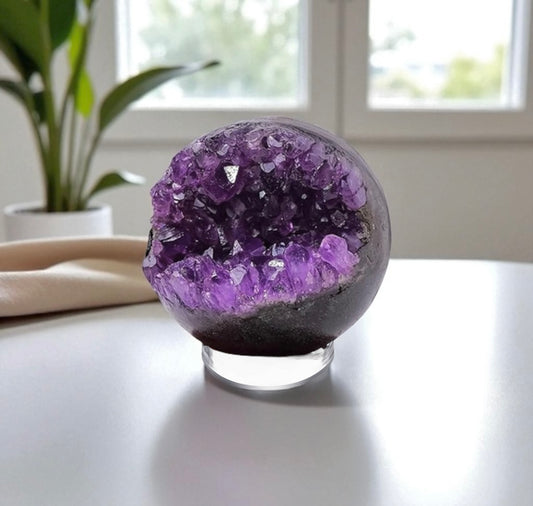 Amethyst Druzy Sphere 50mm