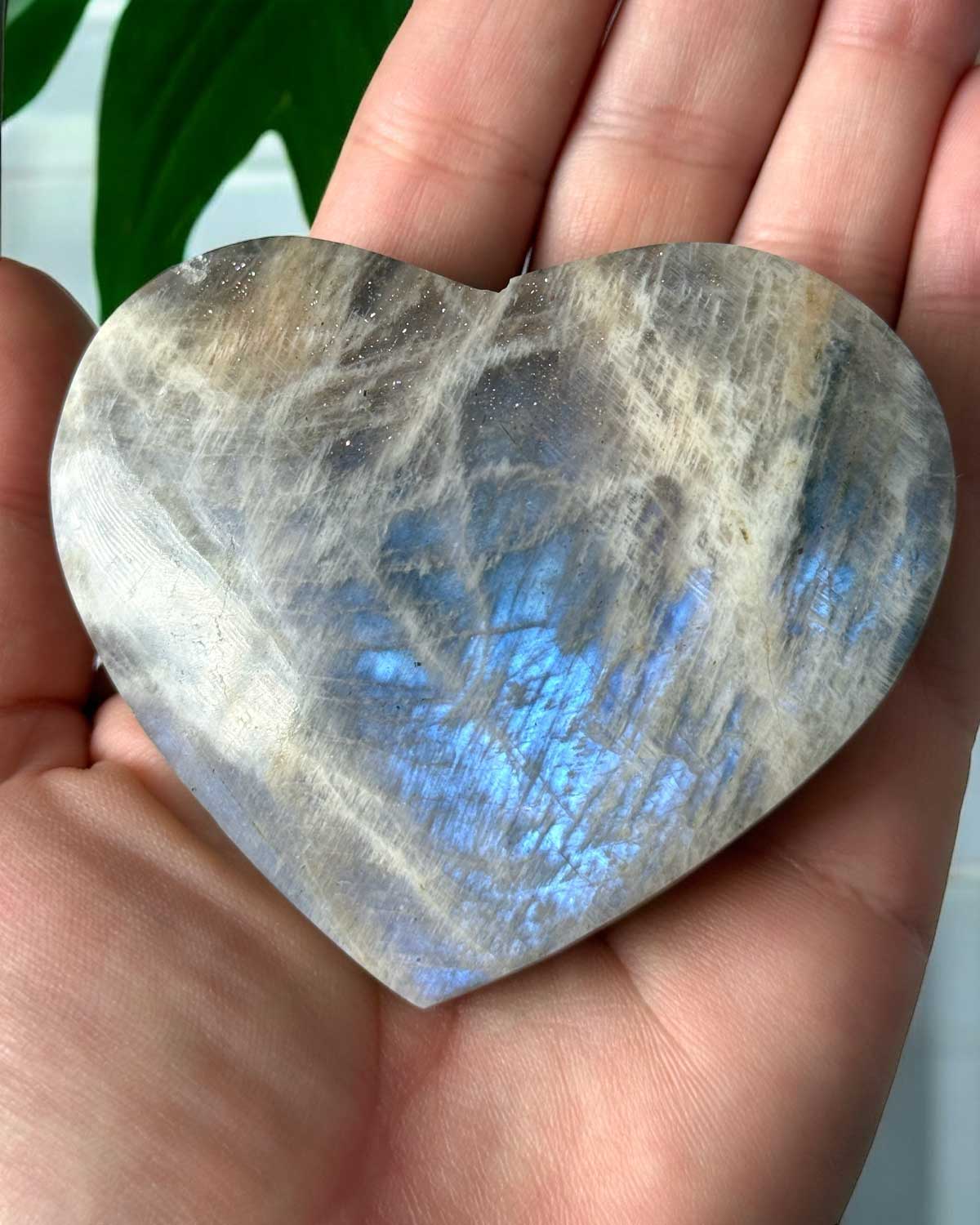 Moonstone Sunstone Heart