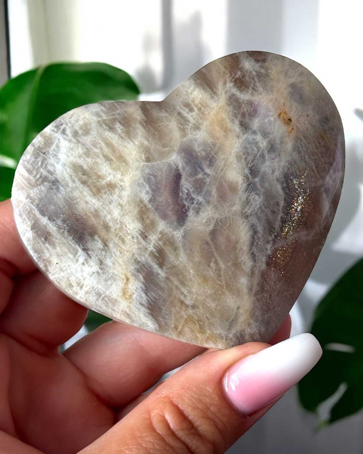 Moonstone Sunstone Heart