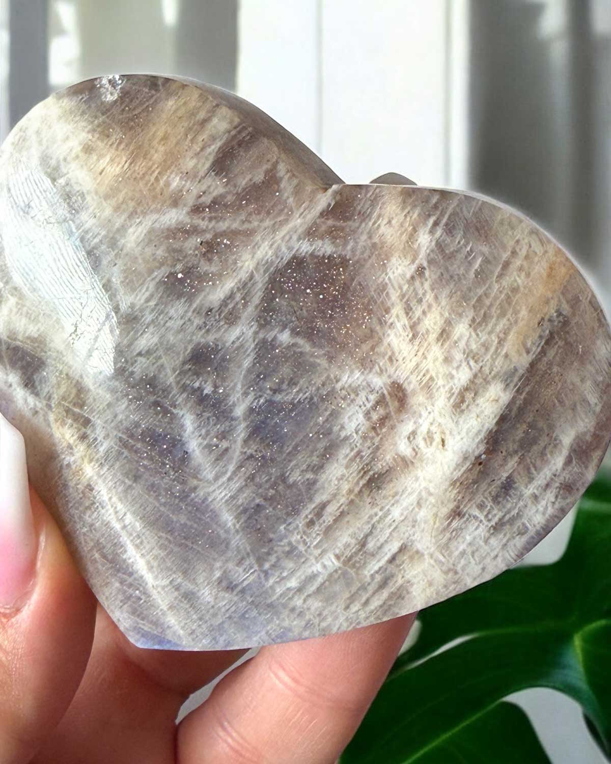 Moonstone Sunstone Heart