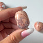 Pink Cotton Candy Agate Tumbled Stone
