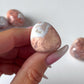 Pink Cotton Candy Agate Tumbled Stone