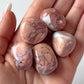 Pink Cotton Candy Agate Tumbled Stone