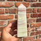 Pink Banded Calcite Obelisk