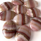 Pink Banded Onyx Palm Stone