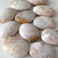 Pink Carnelian Palm Stone