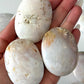 Pink Carnelian Palm Stone
