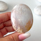 Pink Carnelian Palm Stone
