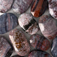 Pink Ocean Jasper Palm Stone