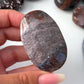 Pink Ocean Jasper Palm Stone