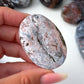 Pink Ocean Jasper Palm Stone