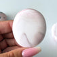 Pink Opal with Dendrite Palm Stone