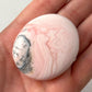 Pink Opal with Dendrite Palm Stone