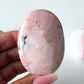 Pink Opal with Dendrite Palm Stone