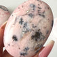 Pink Opal with Dendrite Palm Stone