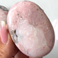 Pink Opal with Dendrite Palm Stone