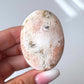 Pink Scolecite Palm Stone