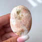 Pink Scolecite Palm Stone