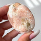 Pink Scolecite Palm Stone