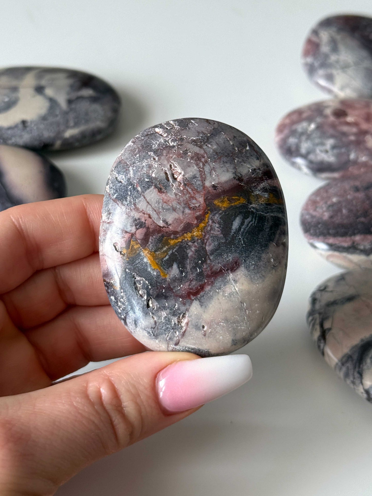 Porcelain Jasper Palm Stone