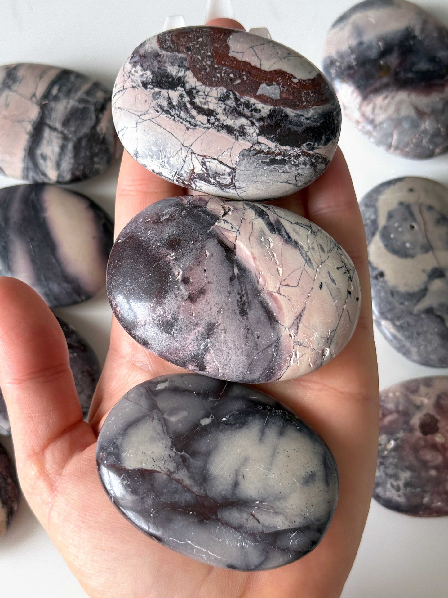 Porcelain Jasper Palm Stone