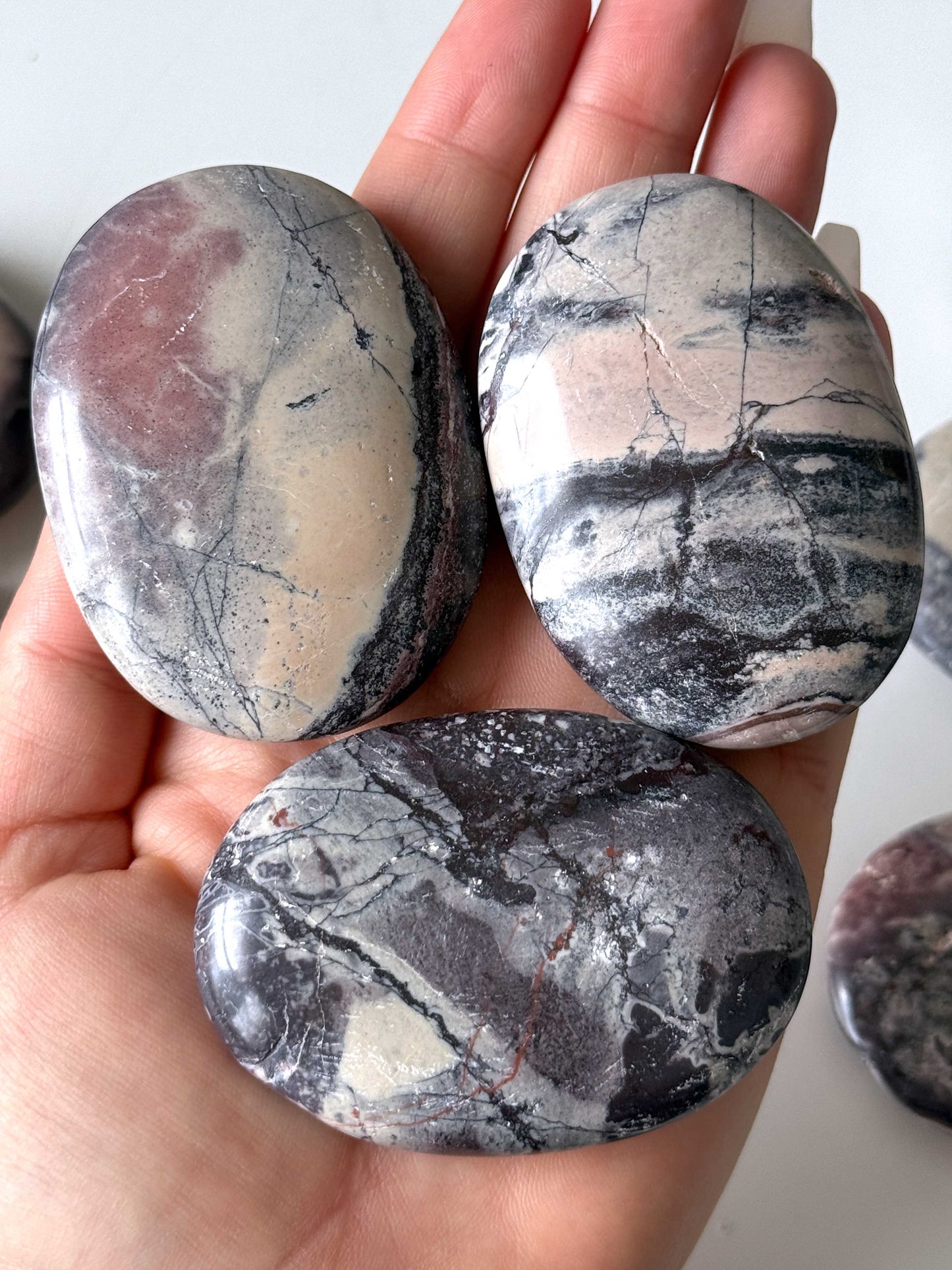 Porcelain Jasper Palm Stone