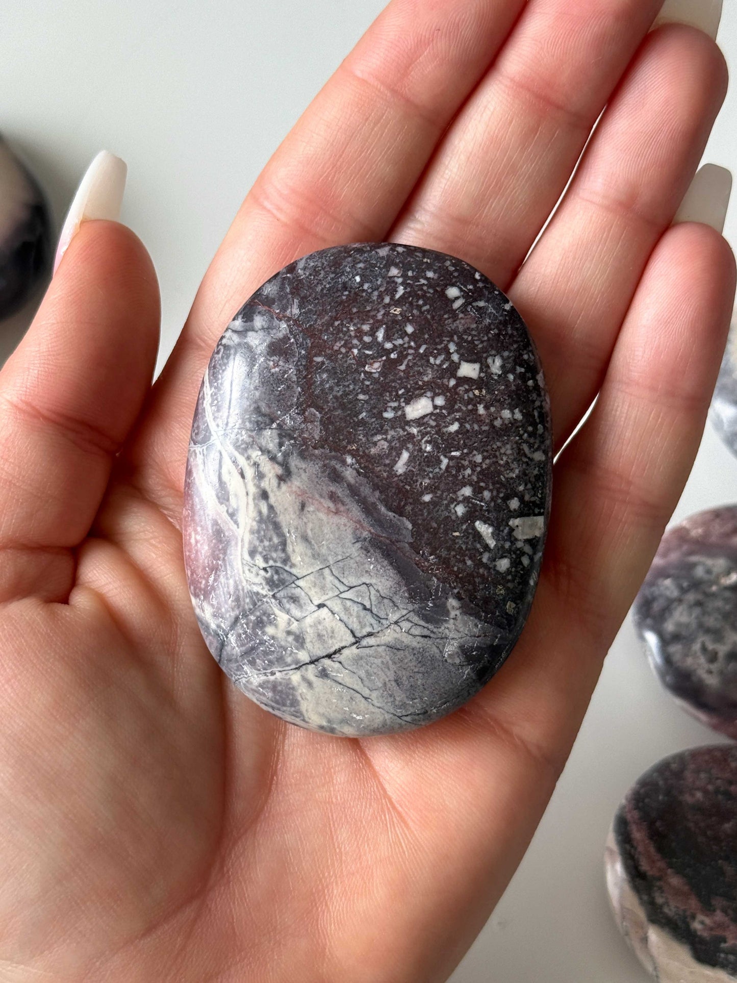 Porcelain Jasper Palm Stone