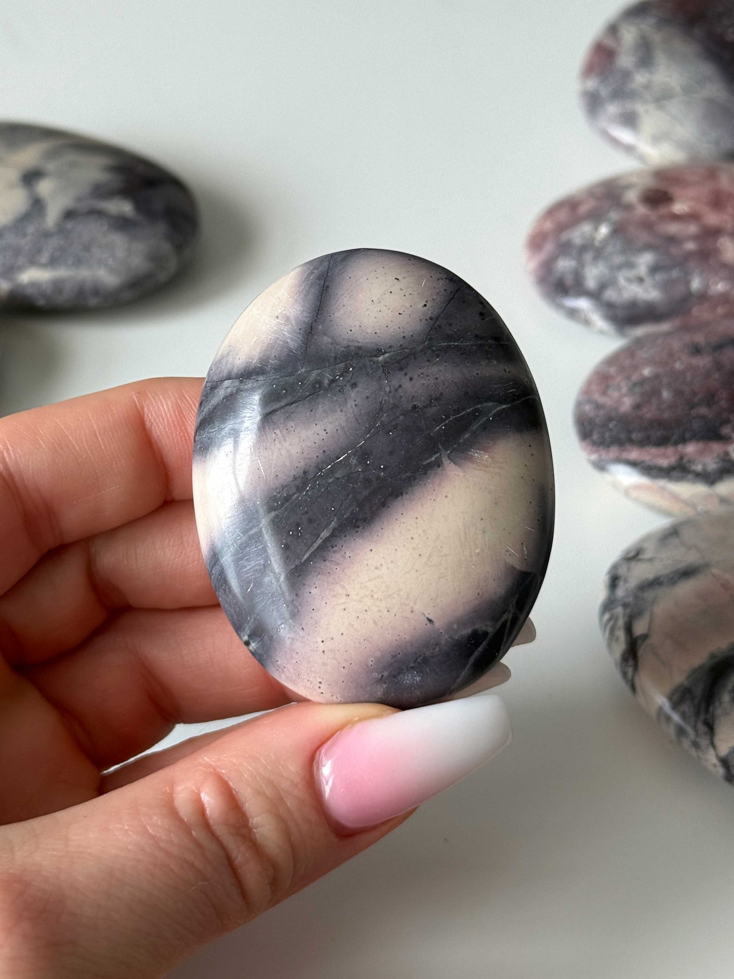 Porcelain Jasper Palm Stone