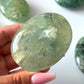 Prehnite Palm Stone