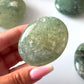 Prehnite Palm Stone