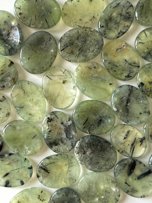 Prehnite Worry Stone
