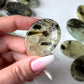 Prehnite with Epidote Worry Stone
