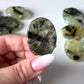 Prehnite with Epidote Worry Stone