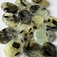 Prehnite with Epidote Worry Stone
