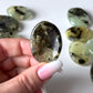 Prehnite with Epidote Worry Stone