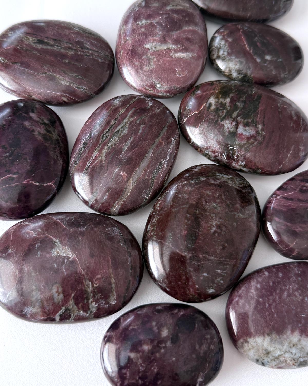 Purple Dumortierite Palm Stone