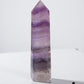 Purple Gray Fluorite Tower