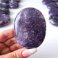 Purple Lepidolite Palm Stone