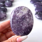 Purple Lepidolite Palm Stone