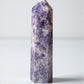 Purple Lepidolite Peach Moonstone Tower