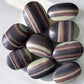 Purple Robe Jade Palm Stone