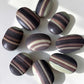 Purple Robe Jade Palm Stone