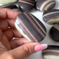 Purple Robe Jade Palm Stone