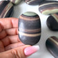 Purple Robe Jade Palm Stone