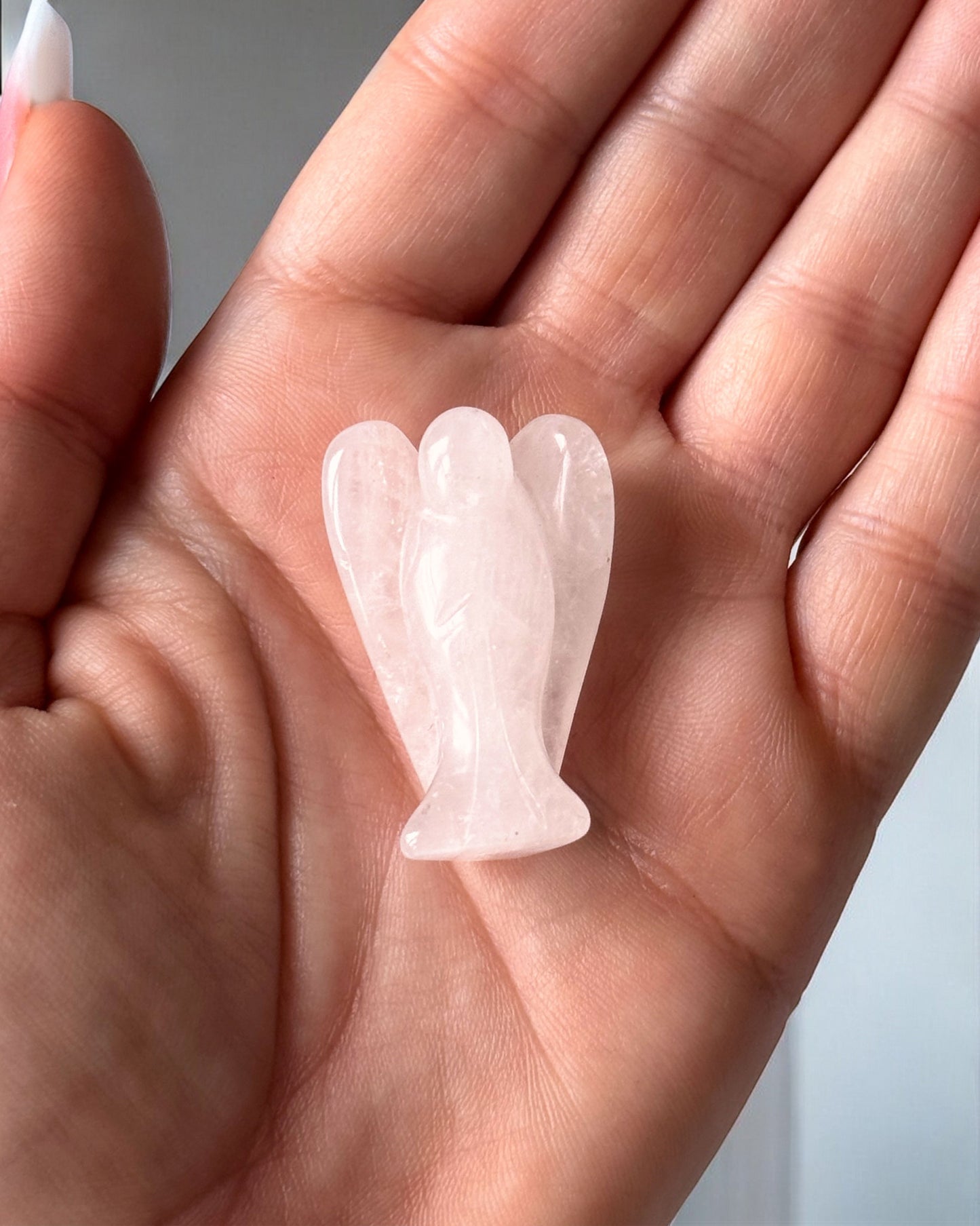 Quartz Angel Carving