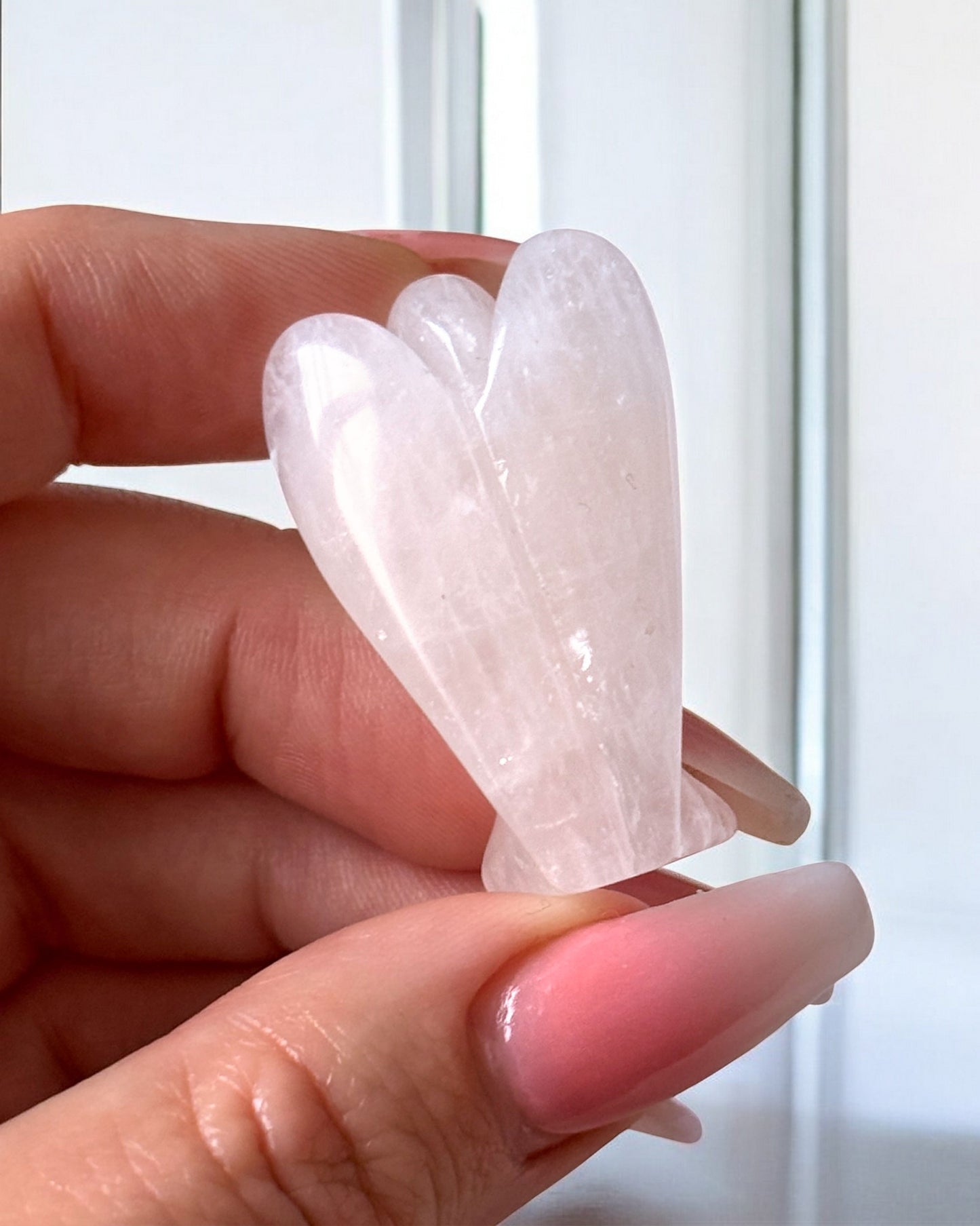 Quartz Angel Carving