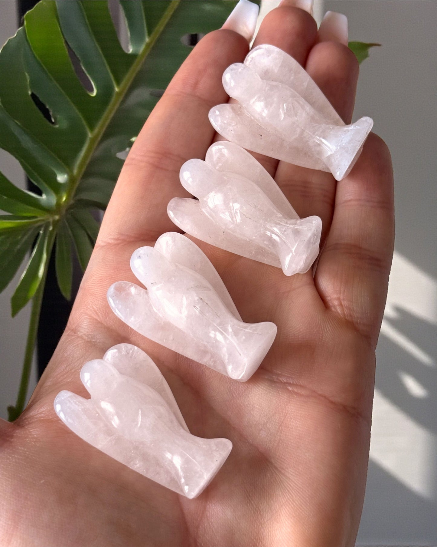 Quartz Angel Carving