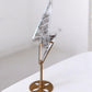 Clear Quartz Lightning Bolt on Stand